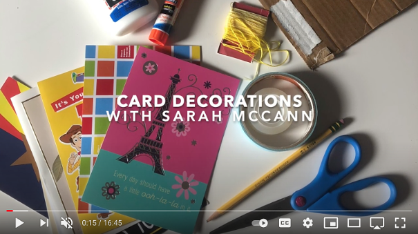 Card Decoration how to video